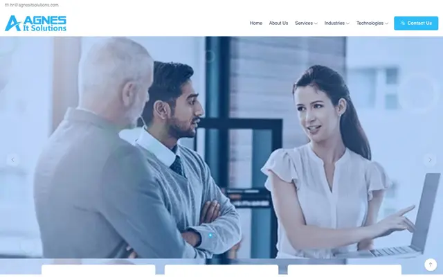 Agnes IT Solutions website