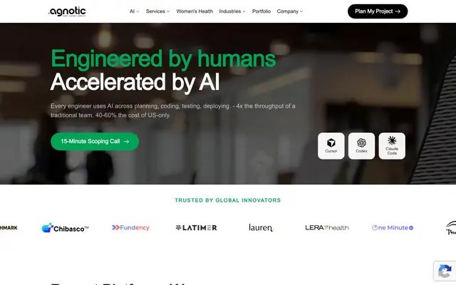 Agnotic Technologies Pvt Ltd website