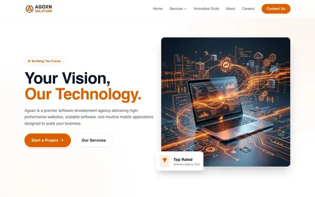 Agoxn Solution Private Limited website
