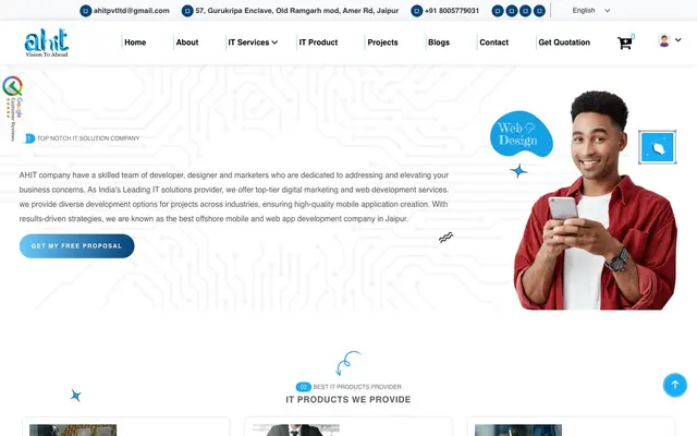All Hind Info-Tech website