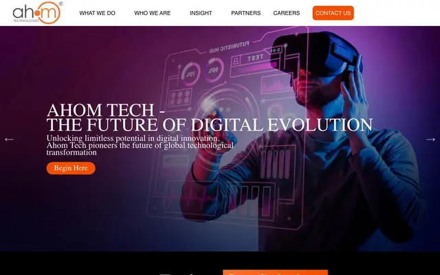 AHOM Technologies Private Limited website