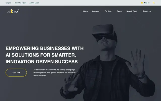 Aibuzz Technoventures Pvt Ltd website