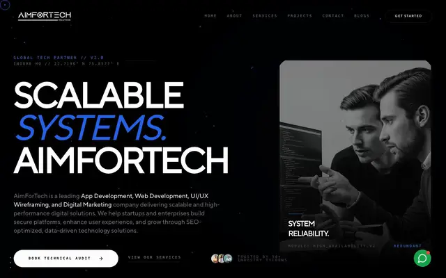 Aimfortech website