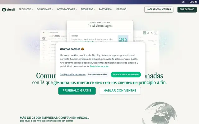 Aircall website