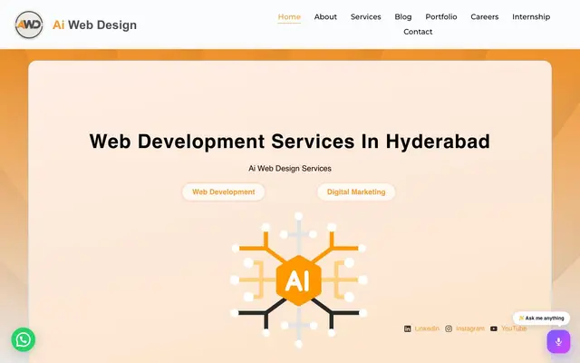 Ai Web Design Services website