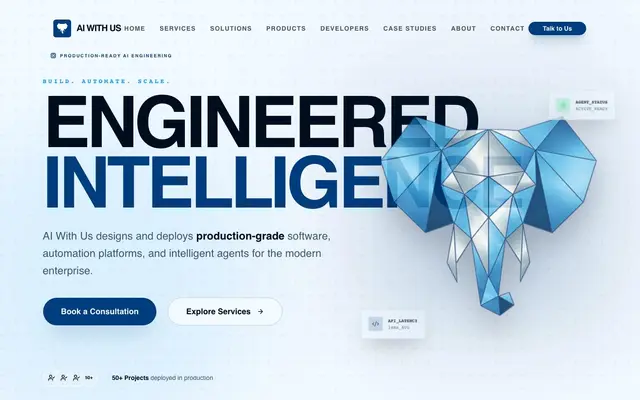 AI With Us website