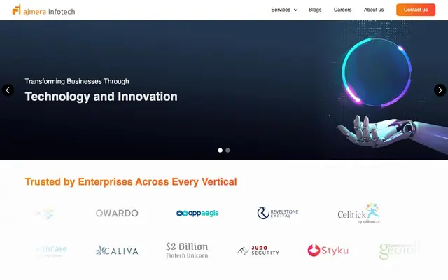 Ajmera Infotech Private Limited website