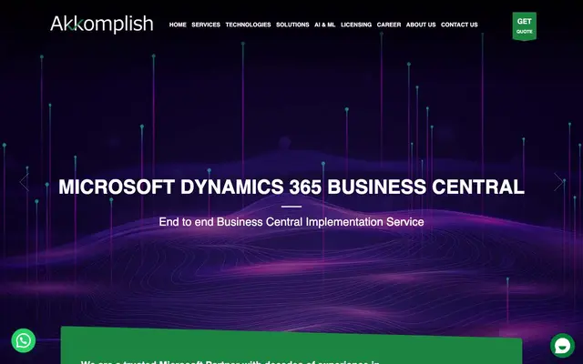 Akkomplish Consulting Private Limited website
