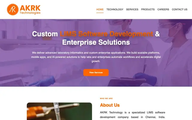 AKRK Technologies Private Limited website