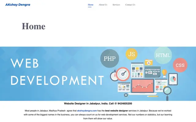 Web Designing Jabalpur website