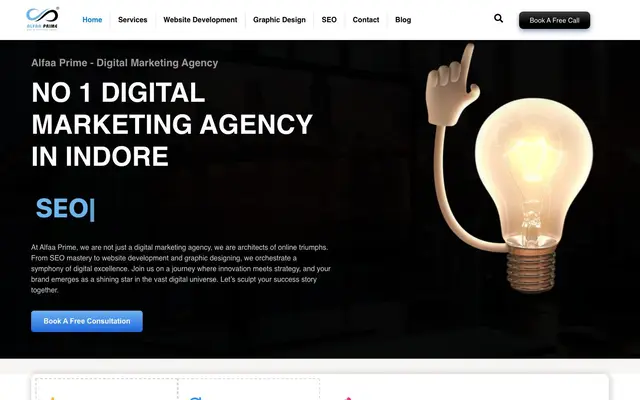 Alfaa Prime website