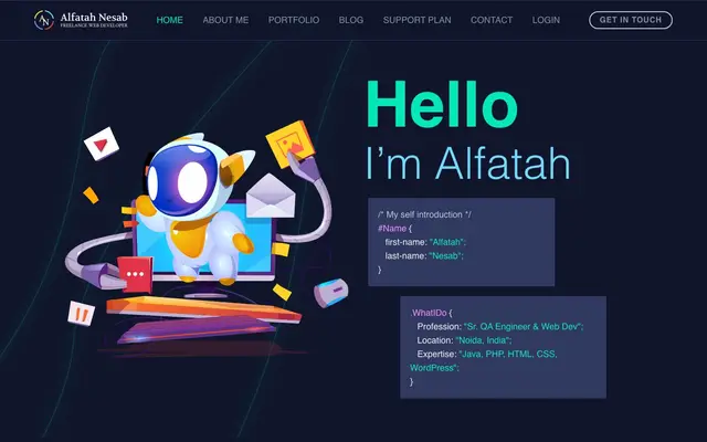 Freelance Web Development website