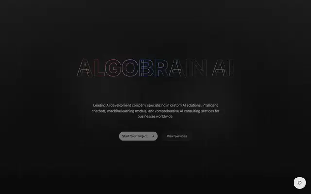 ALGOBRAIN AI website