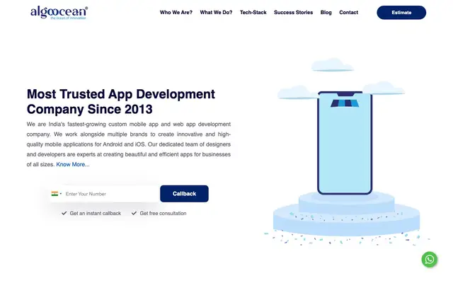 Algoocean Technologies Pvt. Ltd. | Best Mobile App Development Company in mumbai website