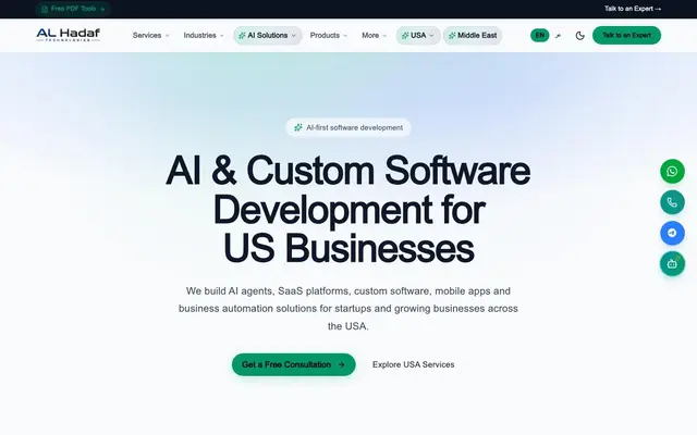 Al Hadaf Technologies– ERP, CRM, HRM, Hospital,… website