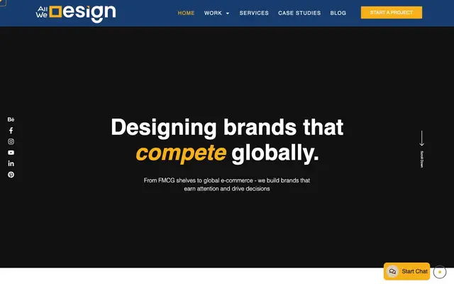All We Design - Website, Graphics & Digital Marketing website