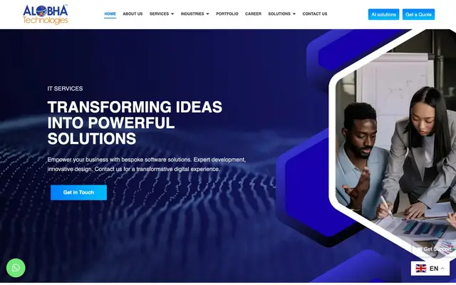 Alobha Technologies website