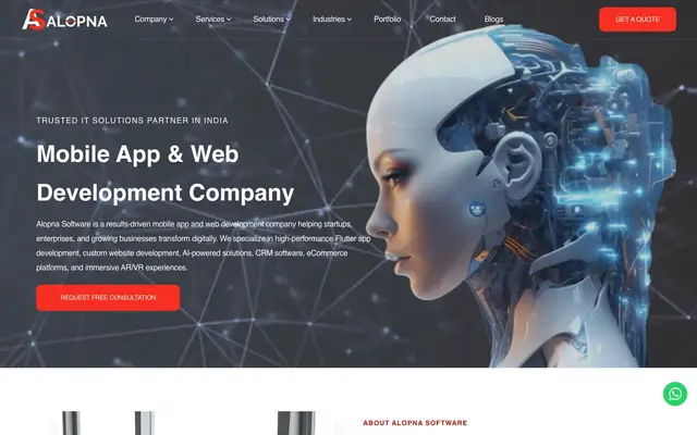 ALOPNA SOFTWARE website