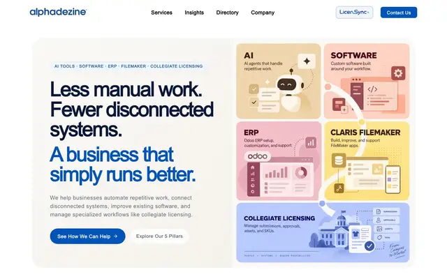 Alpha Dezine Services Pvt Ltd website