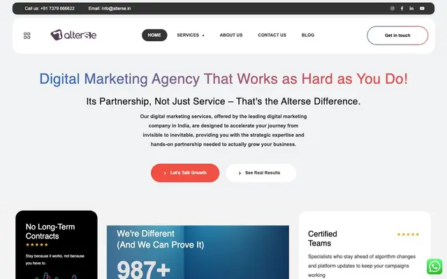 Alterse Media website
