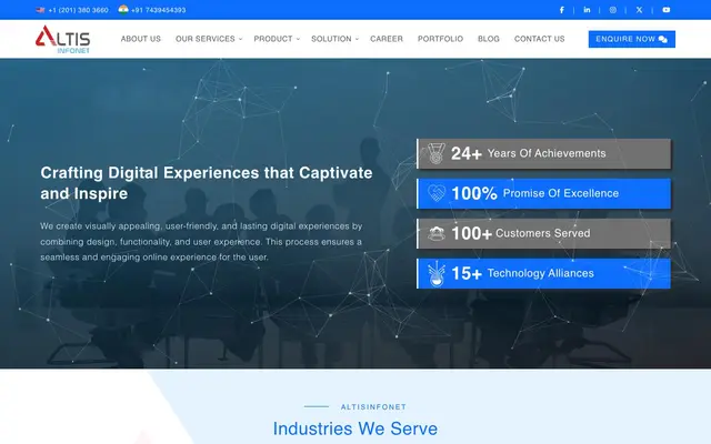 Altis Infonet Private Limited website