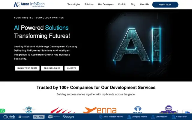 Amar InfoTech website