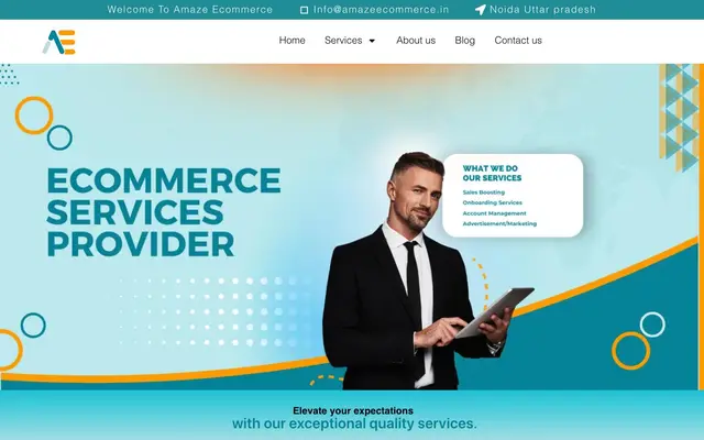 Amaze E Commerce website