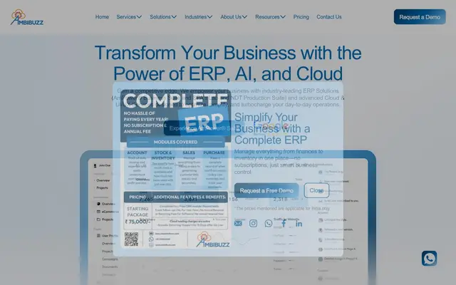 Ambibuzz Technologies LLP website