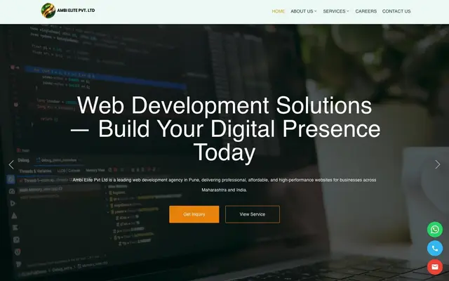 AMBI ELITE PVT LTD website