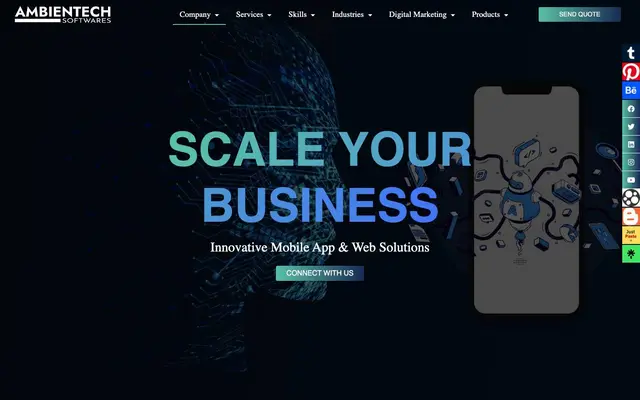 Ambientech Softwares website