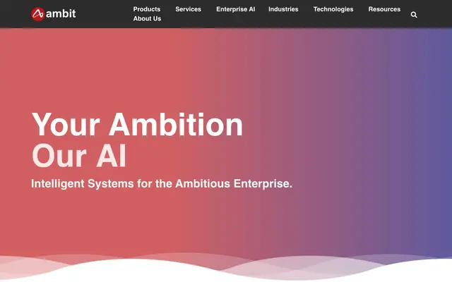 Ambit Software website
