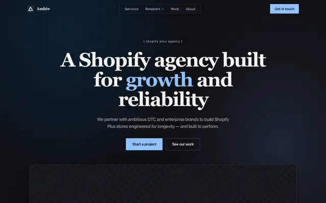 Ambiw website