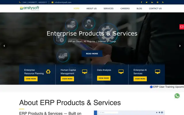 Amitysoft Technologies Private Limited website