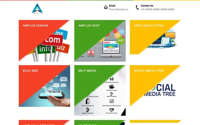 Amplus Solutions website