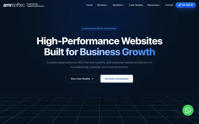 AMR Softec website