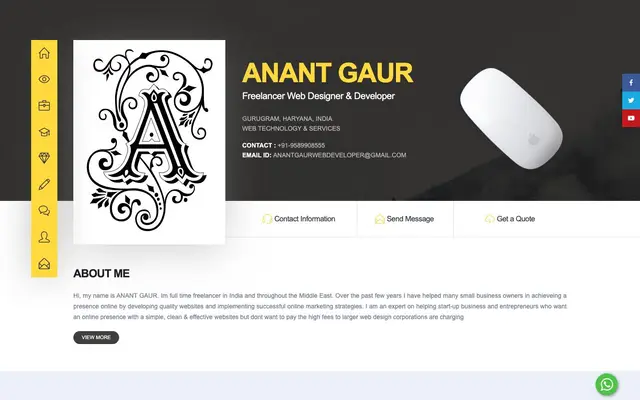 ANANT GAUR website