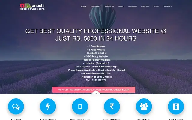 Anashi Global Services | Website Design Company in Saltlake Newtown area , Digital Marketing Promotion company in Newtown website