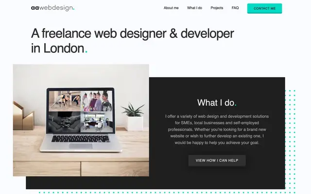 Andre Armacollo Freelance Web Designer website