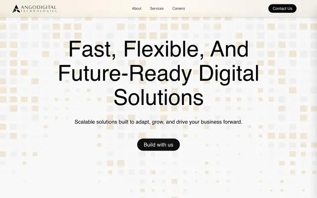 Angodigital Technologies PVT Ltd website
