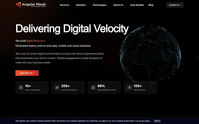Angular Minds website