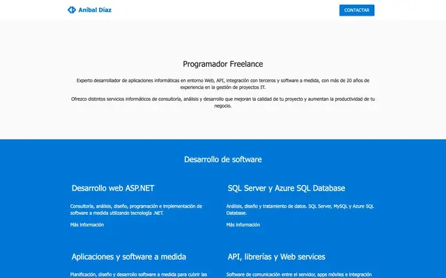Programador Freelance .NET website