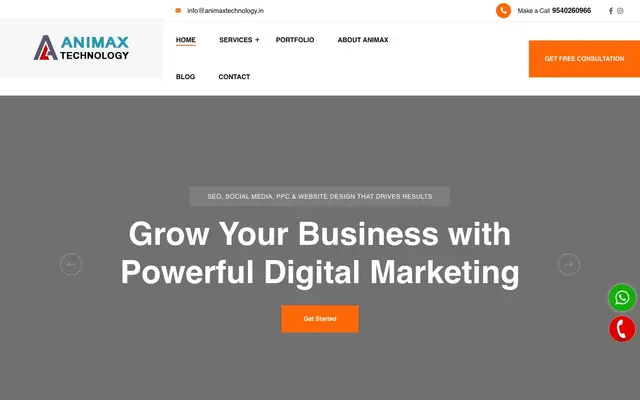 Animax Technology | Website Designing Company in Rohini, Delhi website