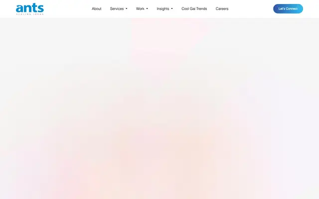 Ants Digital Pvt. Ltd website