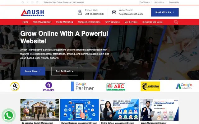 Anush Technology website
