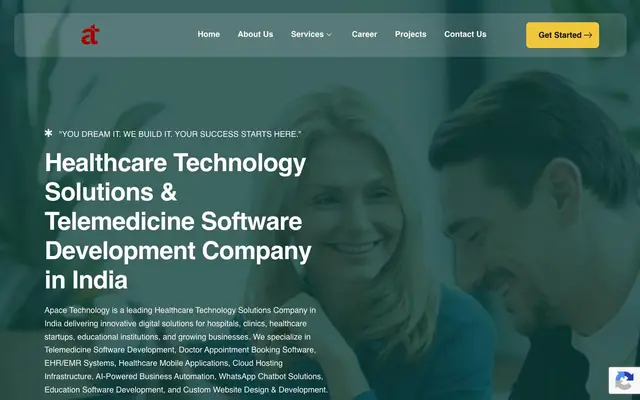 Apace Technology website