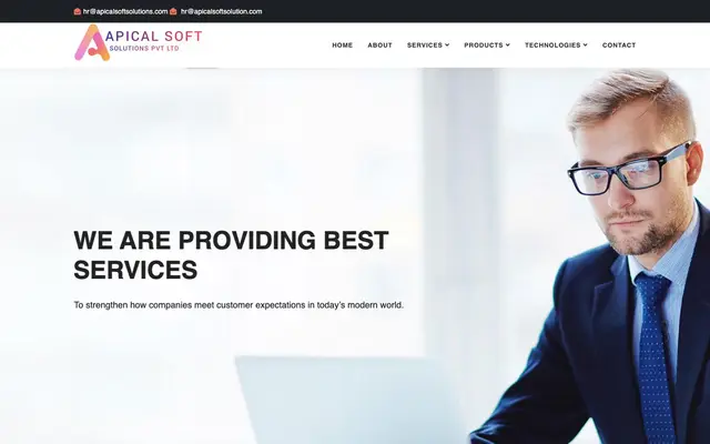 Apical Soft Solutions website