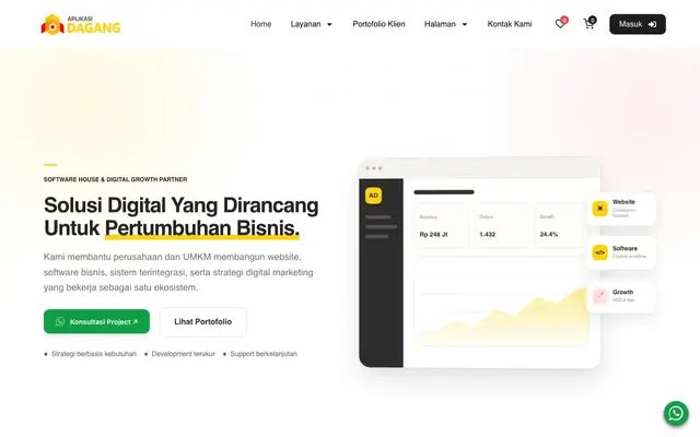 Aplikasi Dagang - Jasa Pembuatan Website Bandung website