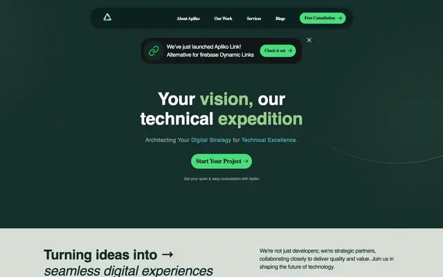 Apliko Technologies (OPC) Private Limited website