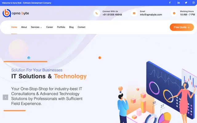 Apna Byte website