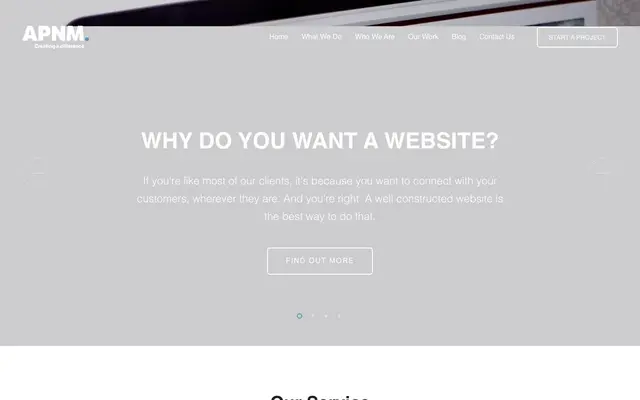APNM Website Design London website